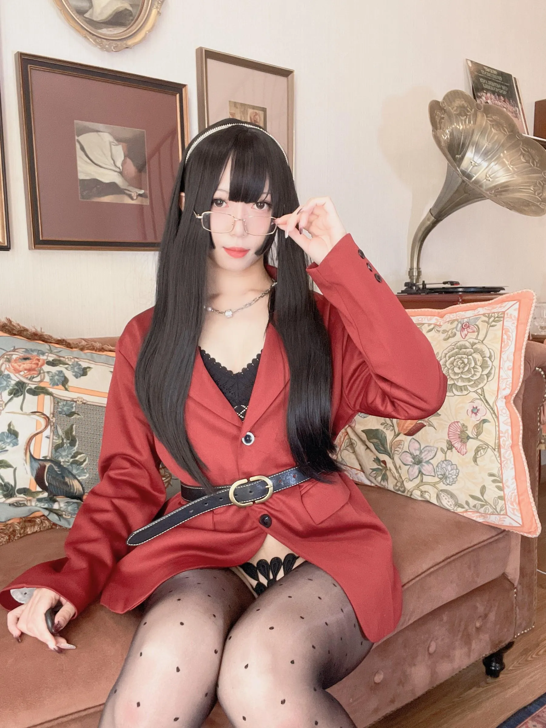Money冷冷 – NO.35 红西装 [79P]插图1